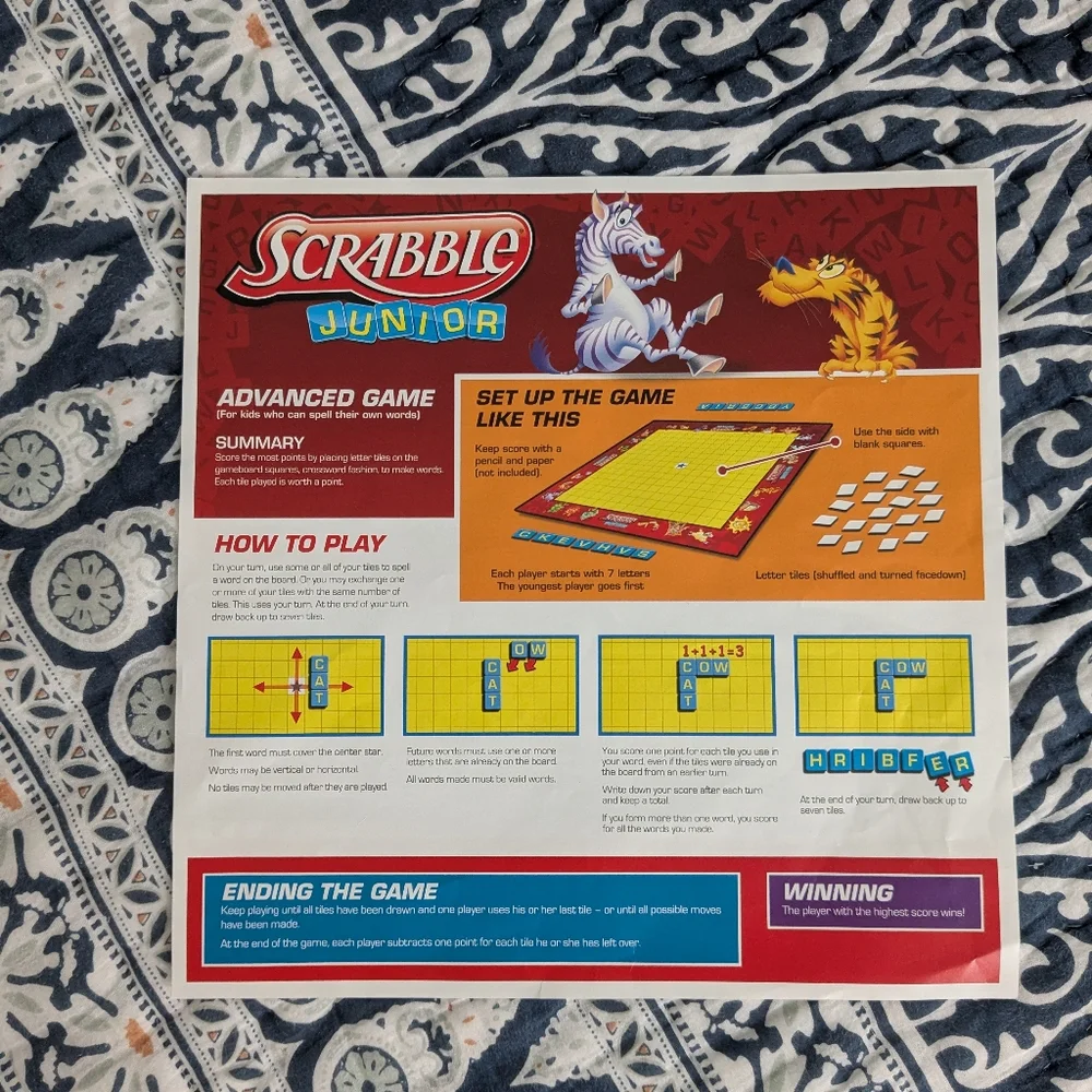 Hasbro scrabble junior